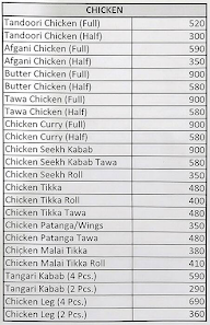 Vocal For Local Restaurant menu 2