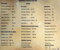 Keshava Kabab Centre menu 1