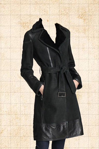 Leather Coat for Woman Suit