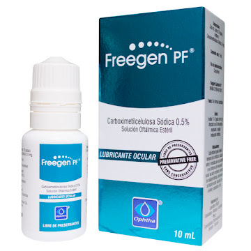 Freegen Pf Carboximetilcelulosa Sódica 0.5% Ophtha Frasco x 10 ml  
