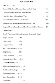 The Pasta Pot menu 1