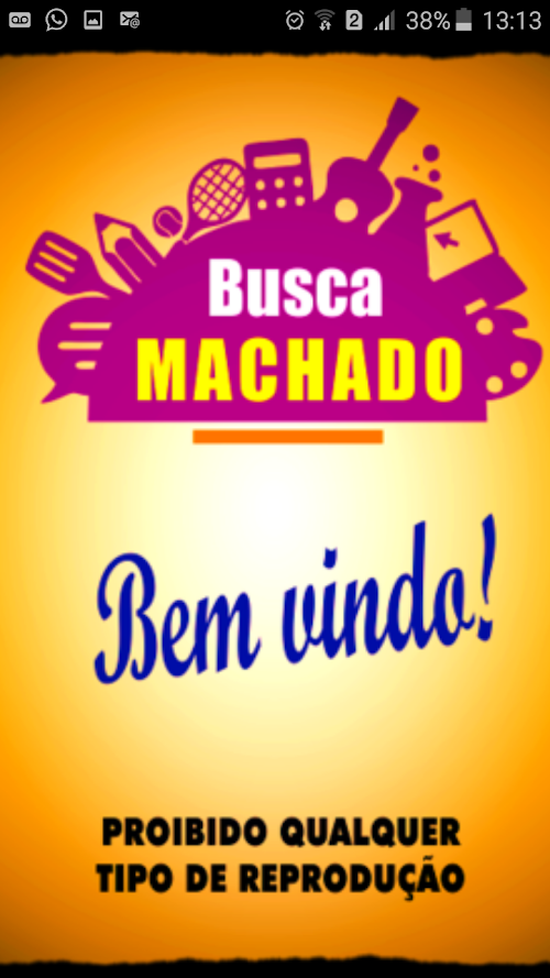 Android application Busca Machado screenshort