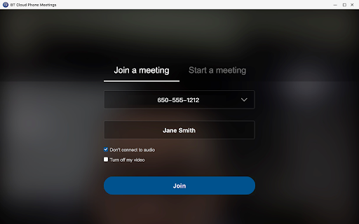 BT Cloud Phone Meetings