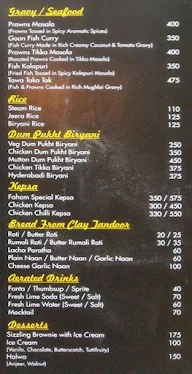 Faham Restaurant & Lounge menu 4