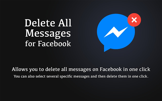 Delete All Messages for Facebook™ chrome extension