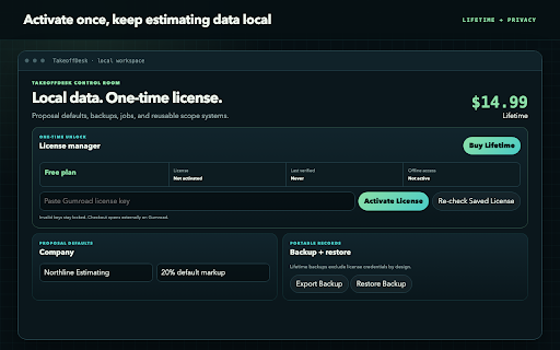 TakeoffDesk screenshot 4