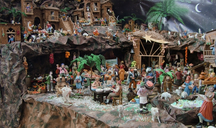 Presepe di cartapesta di Ciotta