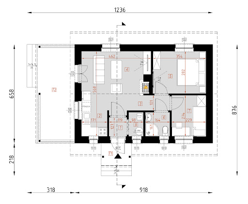 D103 - Lidia WT2021 - Rzut parteru