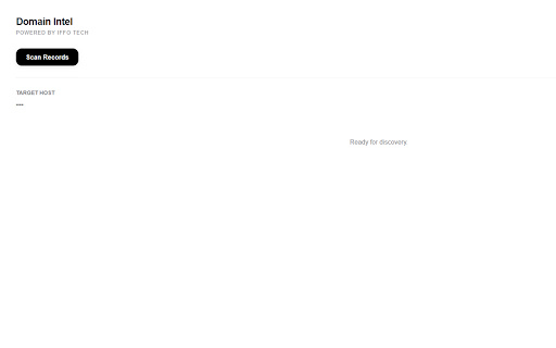 Domain Intel by IFFO TECH screenshot 1