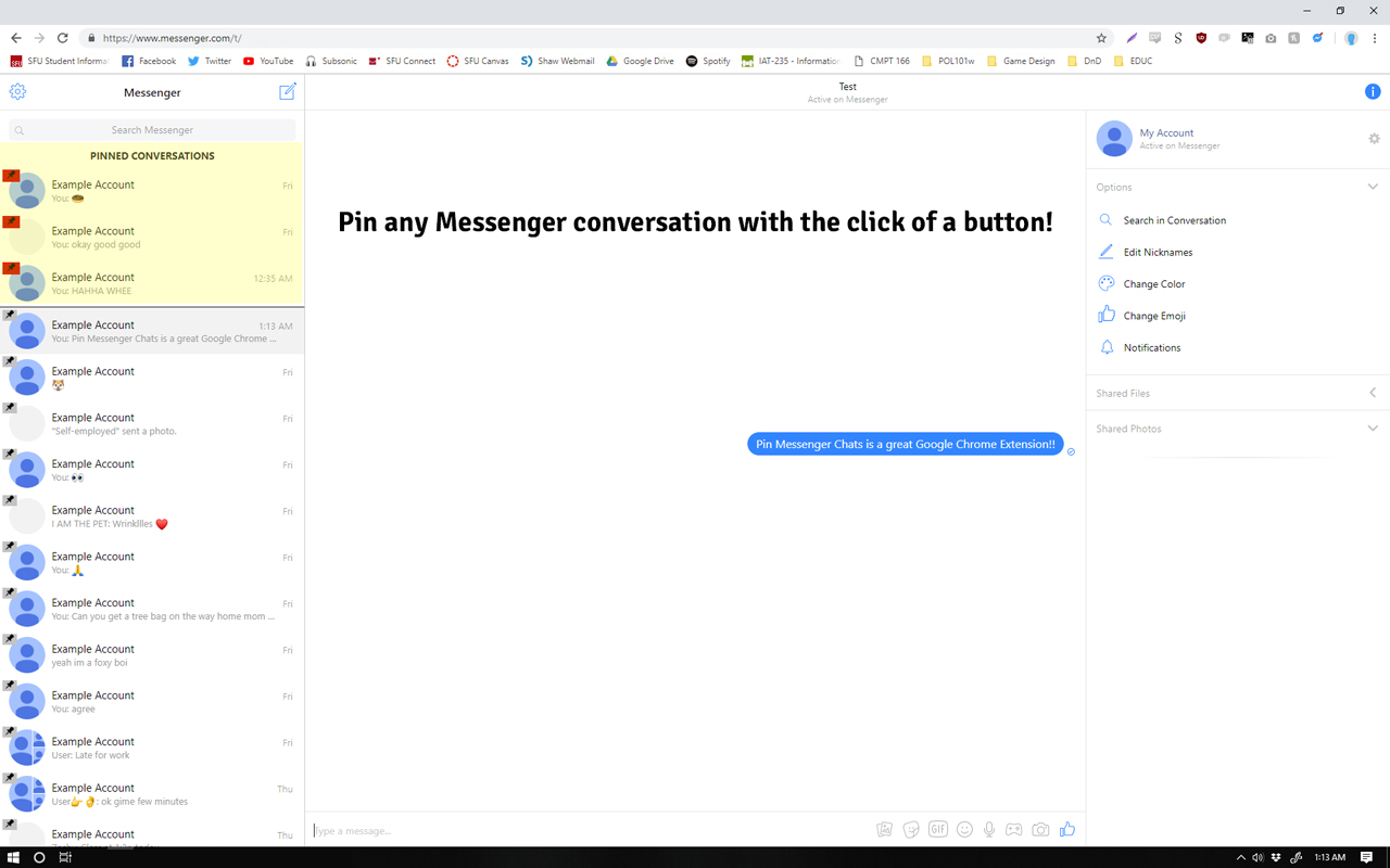 Pin Messenger Convos Preview image 3