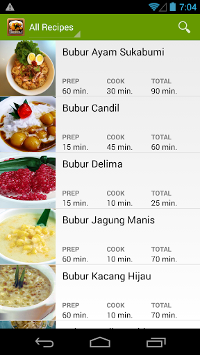 Resep Masakan Bubur Olahan