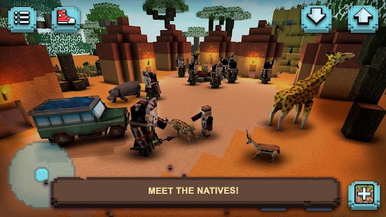 play Savanna Safari Craft: Animals &amp; Exploration on pc & mac