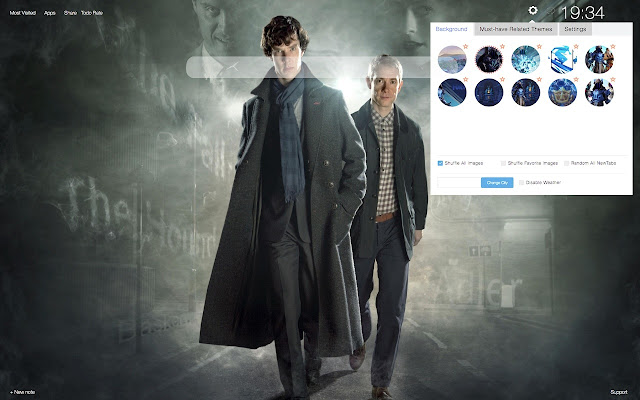 Sherlock - HD Wallpapers Theme 2019