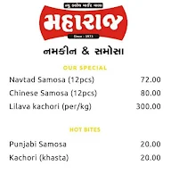 Maharaj Namkeen & Samosa menu 1