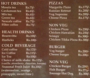 Bollywood Grill menu 