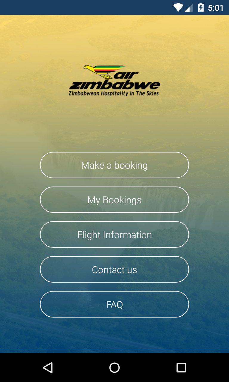 AirZimbabwe Screen 1