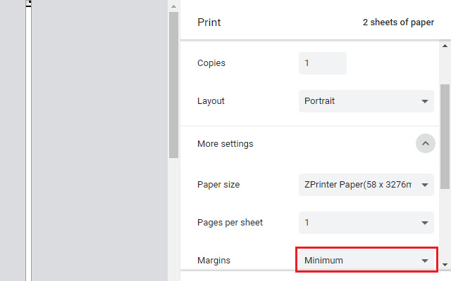 VRP print for 58mm printers by Bločkomat