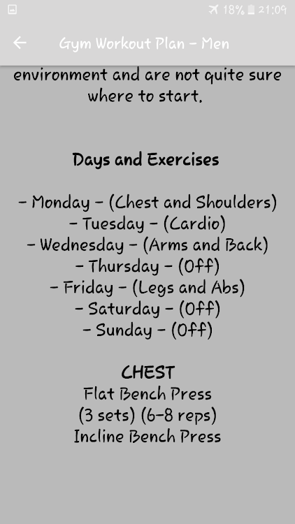 Gym Workout Plan Men Android Apps Appagg