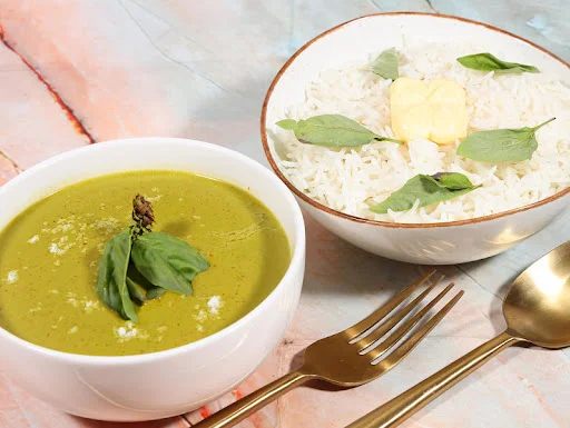 Paneer Green Thai Curry With Rice