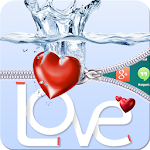 Love Heart Zipper Screen Lock Apk