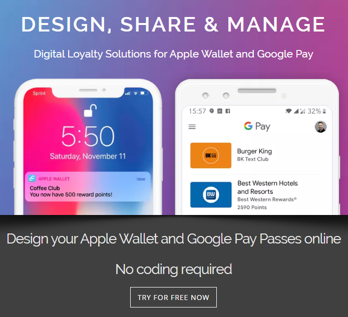 PassKit integrates with Google Pay and Apple Pay