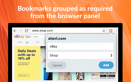 Atavi - bookmark manager