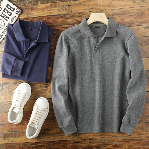 Title 22, Thick pure cotton long-sleeved shirt for ultima...