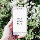 Outdoor Phone Mockup - Instagram Carousel Ad item