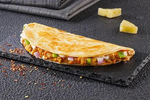 Chatpate Chole Quesadilla