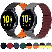 Dây Đeo Silicon Nam Châm 20Mm 22Mm Tháo Nhanh Cho Galaxy Watch 3 Active 2