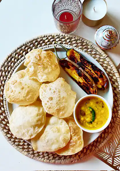 Luchi Begun Bhaja Combo