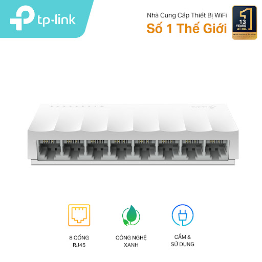 Switch chia mạng TP-Link LS1008 8 cổng 10/100Mbps