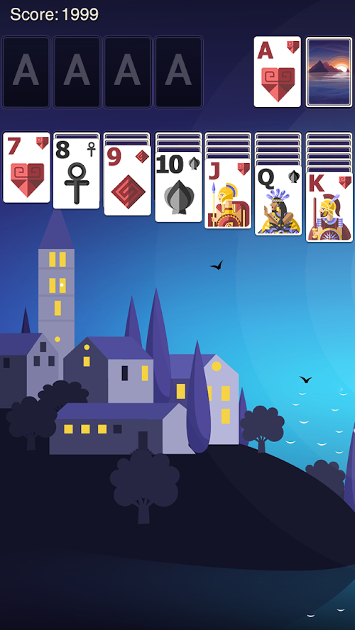 Android application Solitaire Bedtime Tales Theme screenshort