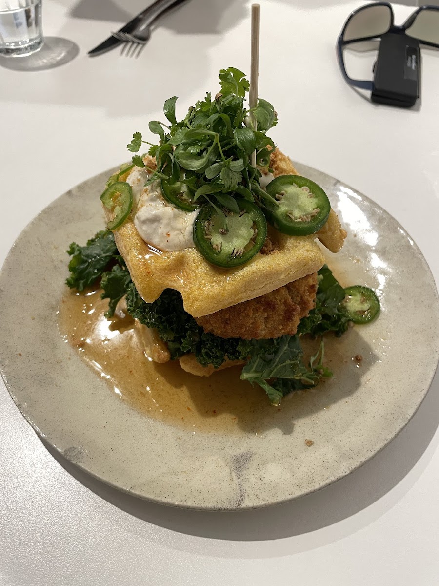 Chicken Waffle (vegan, gf)