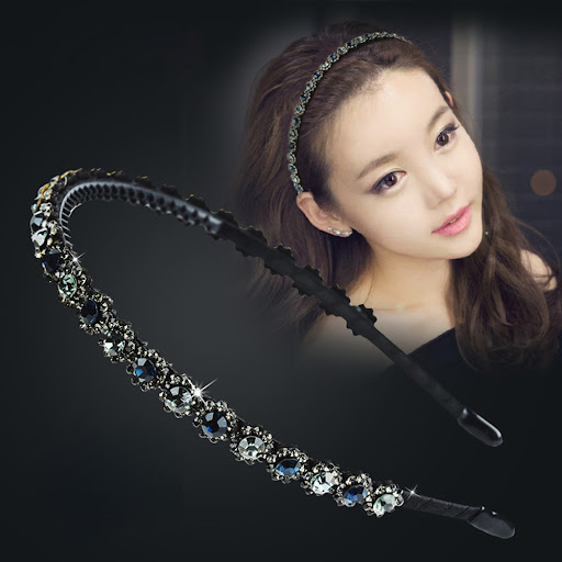 Title 1, Womens Headband Rhinestone Tooth Clip Simple S...