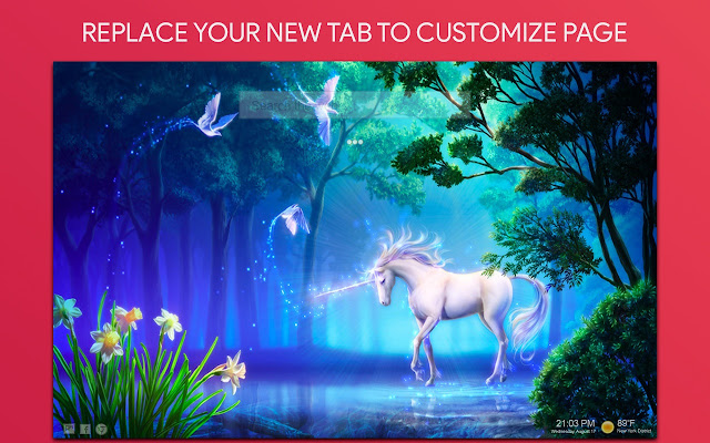 Unicorns Wallpaper HD Custom New Tab