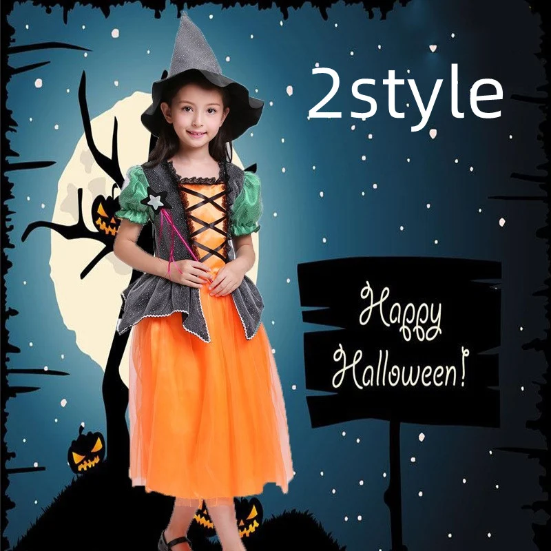 Halloween prinsessenkostuum voor kinderen. Perfect voor feesten en verkleedpartijen. Laat jouw kleine prinses stralen!