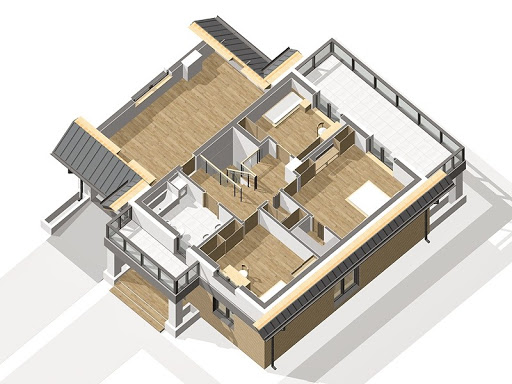 Sopran 8 - Rzut poddasza 3D