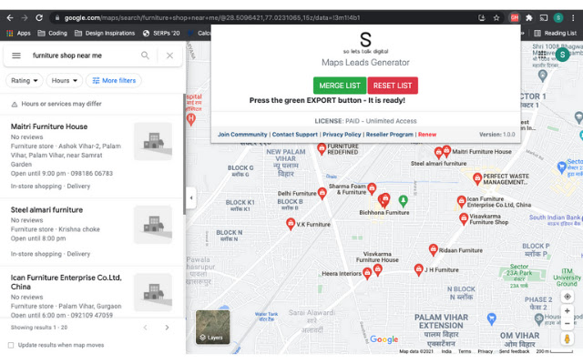 Maps Leads Generator