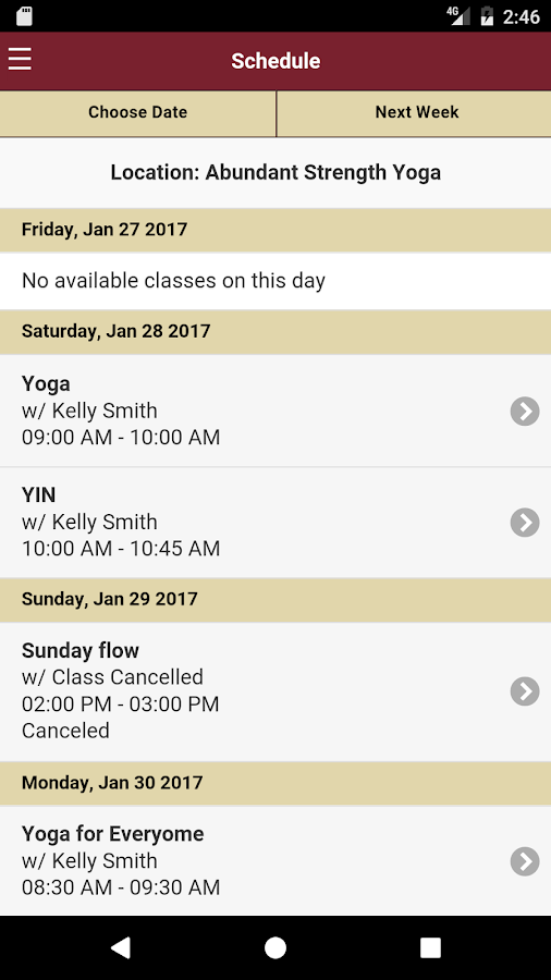 Abundant Strength Yoga Screen 3