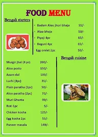 Jomidari Bhoj menu 3