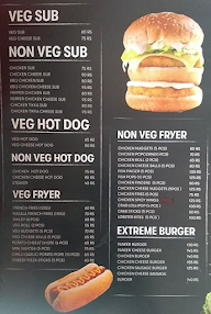 Burger's Island menu 1