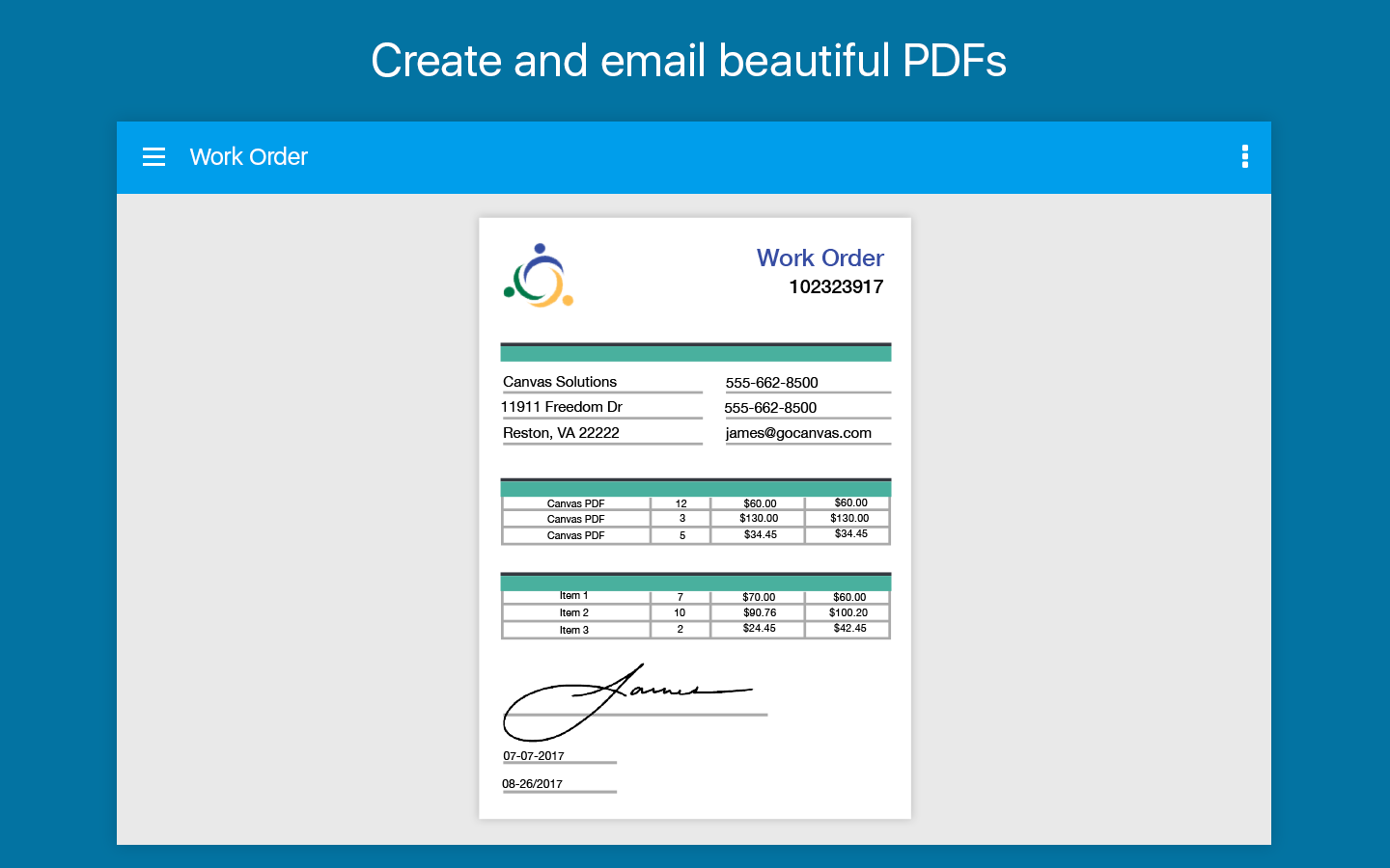 Canvas Business Apps Forms Android Apps On Google Play