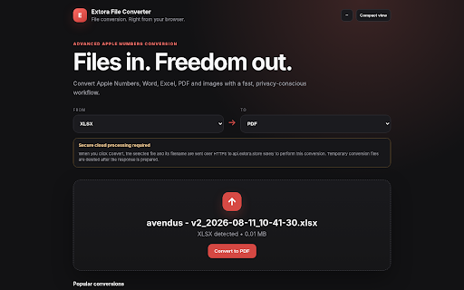 Extora File Converter screenshot 4