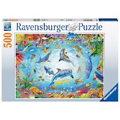 Tranh Ghép Ravensburger 500 Mảnh Cave Dive Jigsaw Puzzle