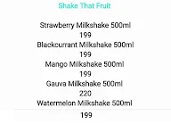 Shake That Milk menu 4