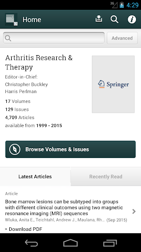 Arthritis Research Therapy