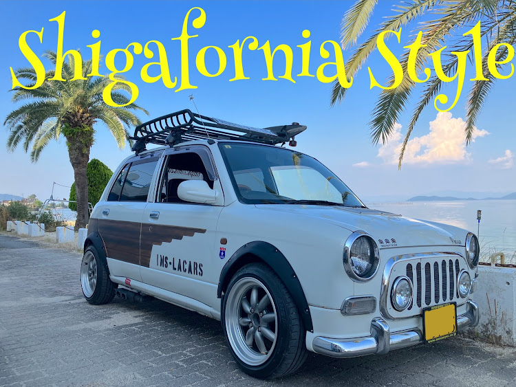 ミラジーノのL-ﾌｧﾐﾘｰ(light car family)・IMS★LACARS・BravemanMotorcycleClub・シガフォルニア・ヘッドライト磨きに関するカスタム事例の投稿画像2枚目