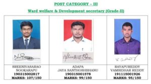 AP Grama Sachivalayam Merit List|Call Letter download @ vsws.ap.gov.in