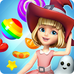 Cover Image of Скачать Sugar Witch - Сладкая игра-головоломка «три в ряд»  APK